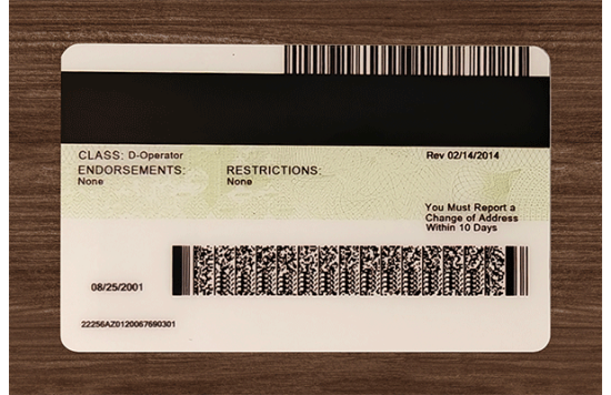 Arizona Fake IDs Arizona Fake id front side