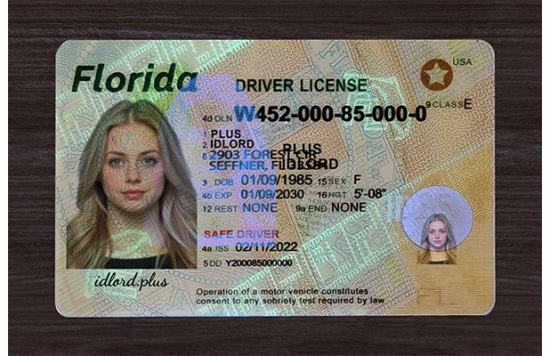 Florida Fake IDs Florida Fake id front side