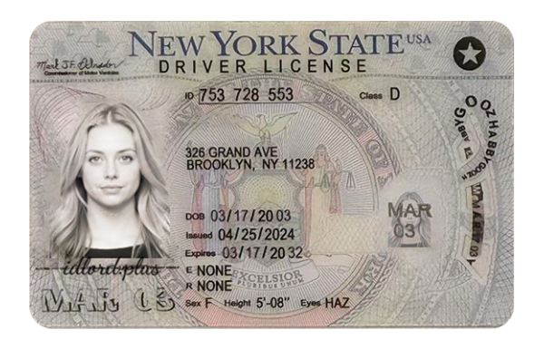 New York Fake Dirvers Licence (2025 Version)