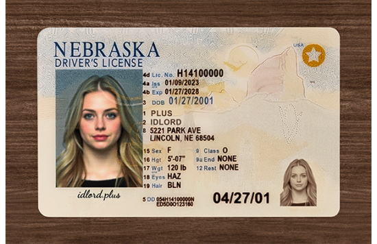 Nebraska Fake Dirvers Licence Nebraska Fake id front side