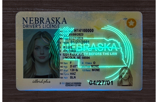 Nebraska Fake Dirvers Licence Nebraska Fake id front side