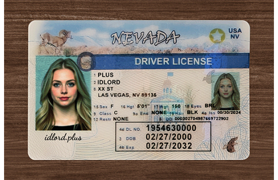 Nevada Fake Dirvers Licence Nevada Fake id front side