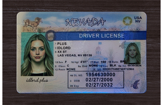 Nevada Fake Dirvers Licence Nevada Fake id front side