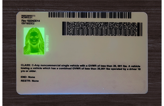 North Carolina Fake IDs North Carolina Fake id front side
