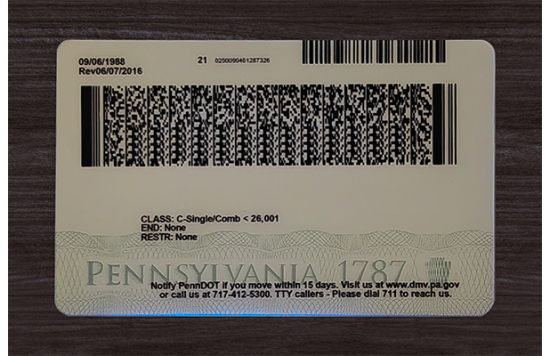 Pennsylvania Fake Dirvers Licence Pennsylvania Fake id front side