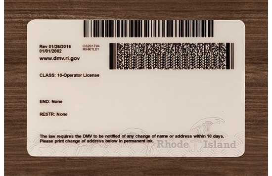 Rhode Island Fake Dirvers Licence Rhode Island Fake id front side
