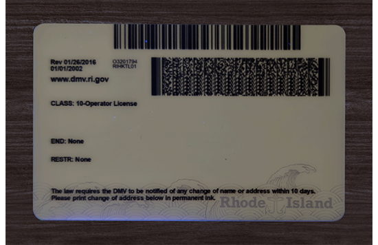 Rhode Island Fake Dirvers Licence Rhode Island Fake id front side