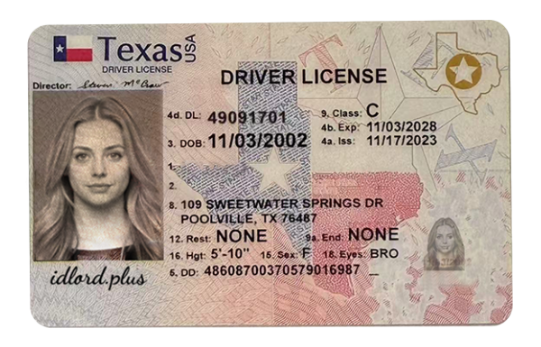 Texas Fake Dirvers Licence (upgrade version)