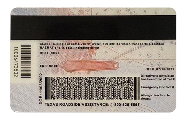 Texas Fake Dirvers Licence (upgrade version)