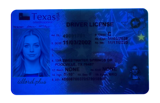 Texas Fake Dirvers Licence (upgrade version) Texas Fake id front side