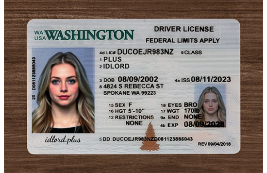 Washington Fake Dirvers Licence Washington Fake id front side